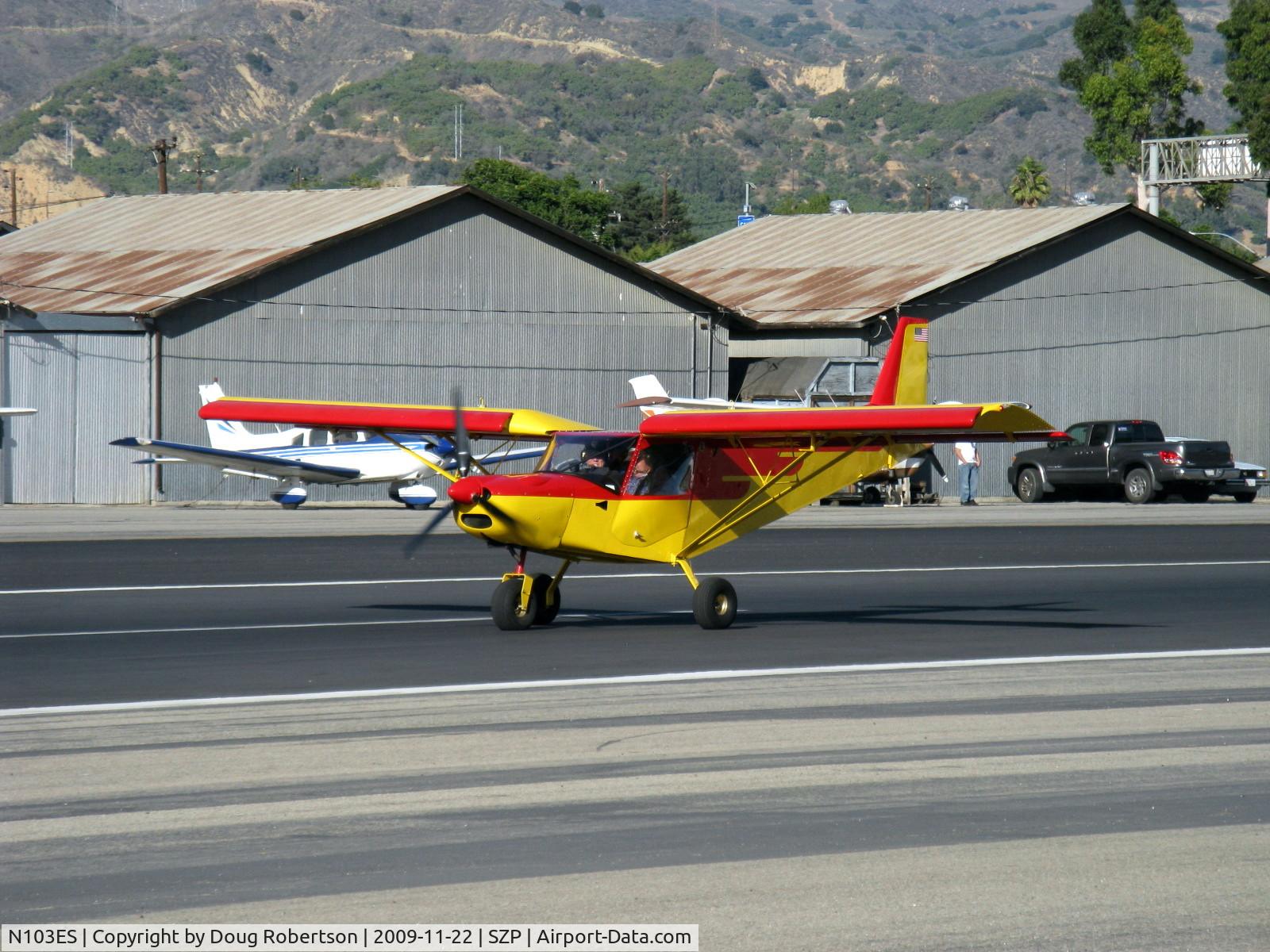 N103ES, 2005 Zenair CH-701SP C/N 7-9728, 2005 Vaillancort ZENAIR STOL CH701SP, 'Sky Jeep', Rotax 912 100 Hp, landing roll Rwy 22