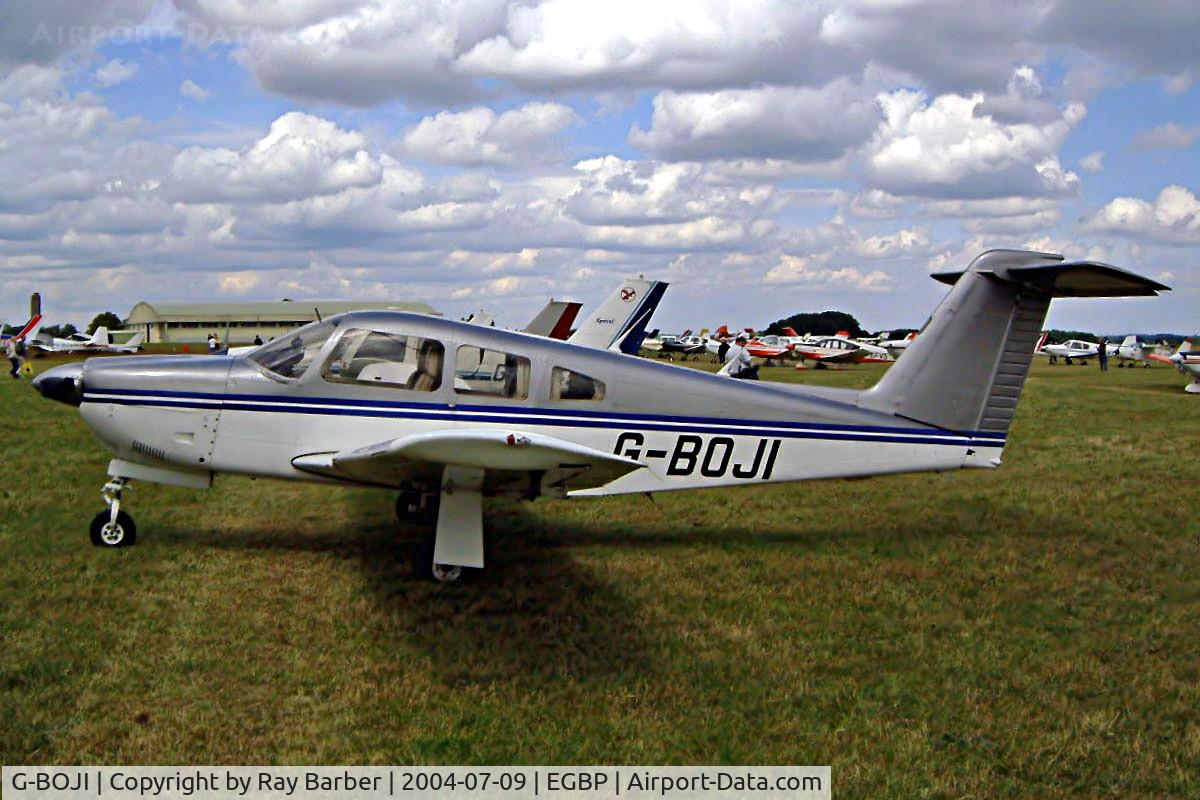 G-BOJI, 1979 Piper PA-28RT-201 Arrow IV C/N 28R-7918221, Piper PA-28RT-201 Arrow IV [28R-7918221] Kemble~G 09/07/2004. Seen at the PFA Fly in 2004 Kemble UK. Seen in earlier colour scheme.