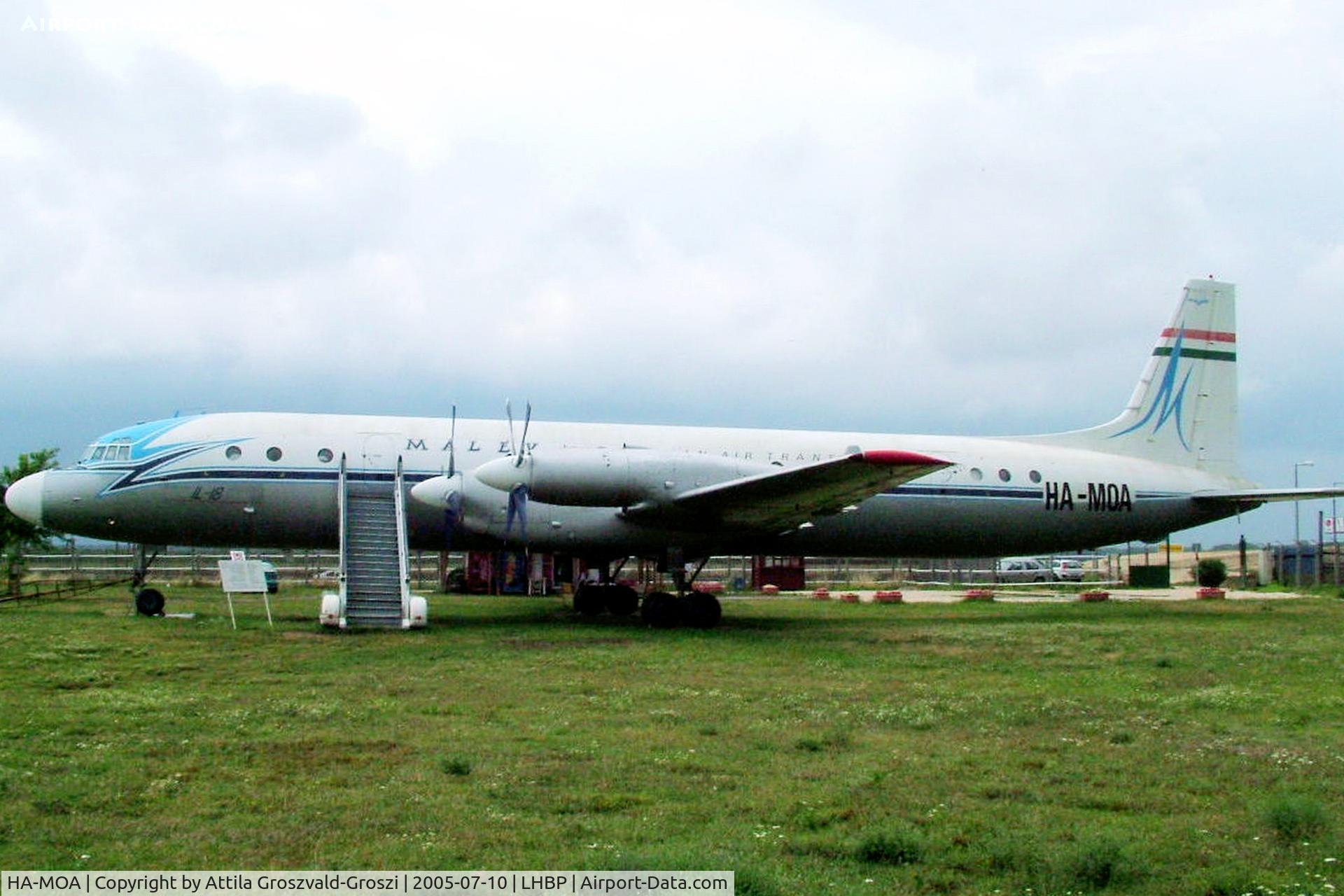 HA-MOA, 1960 Ilyushin IL-18V C/N 180001903, Ferihegy 2. International Airport, Hungary - Aircraft collection