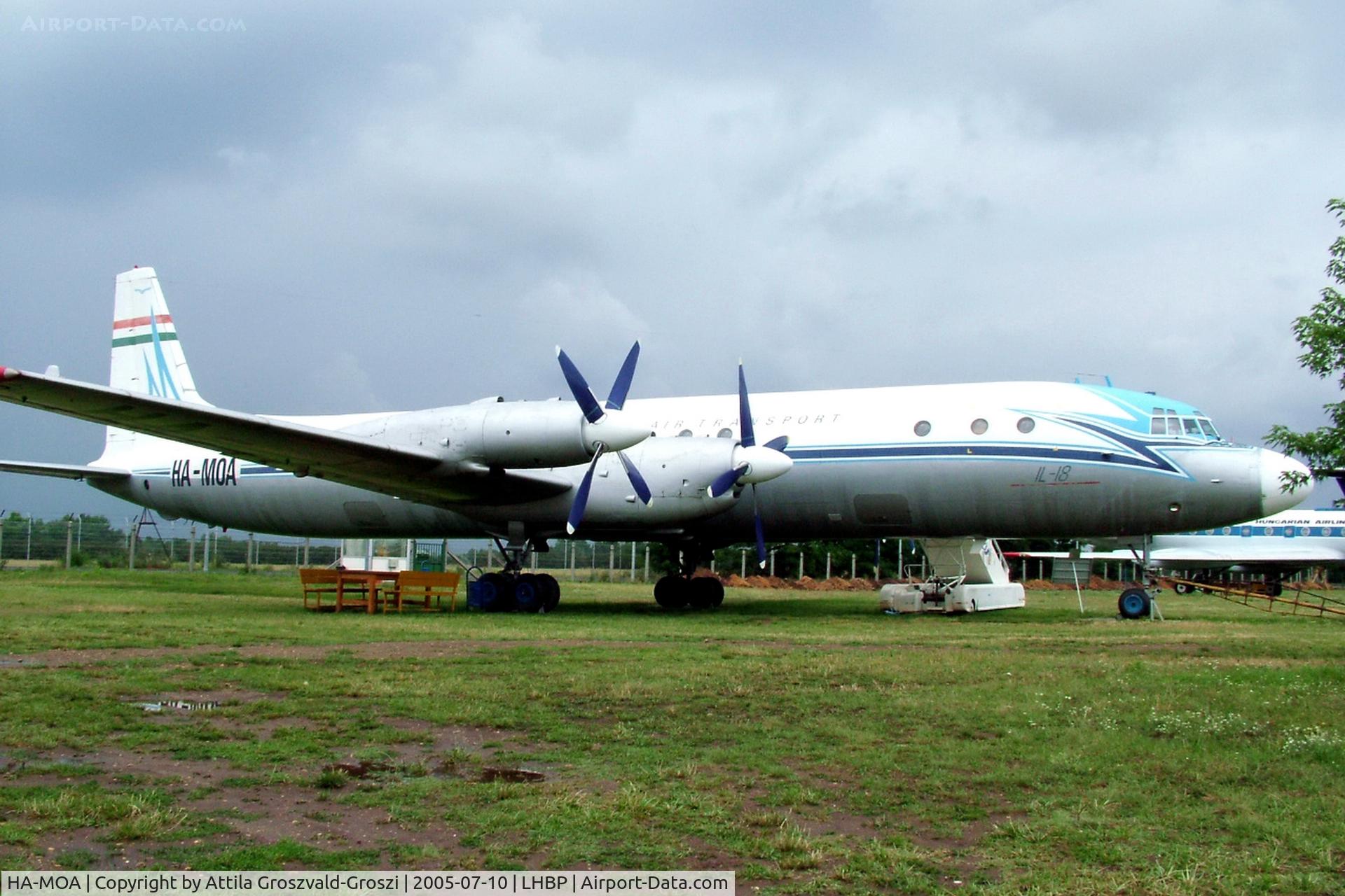 HA-MOA, 1960 Ilyushin IL-18V C/N 180001903, Ferihegy 2. International Airport, Hungary - Aircraft collection