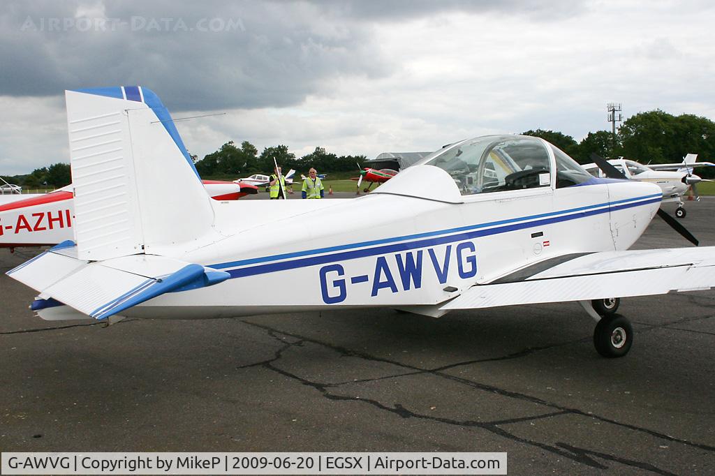 G-AWVG, 1969 AESL Glos-Airtourer 115/T2 C/N 513, Visitor to the 2009 Air Britain fly-in.