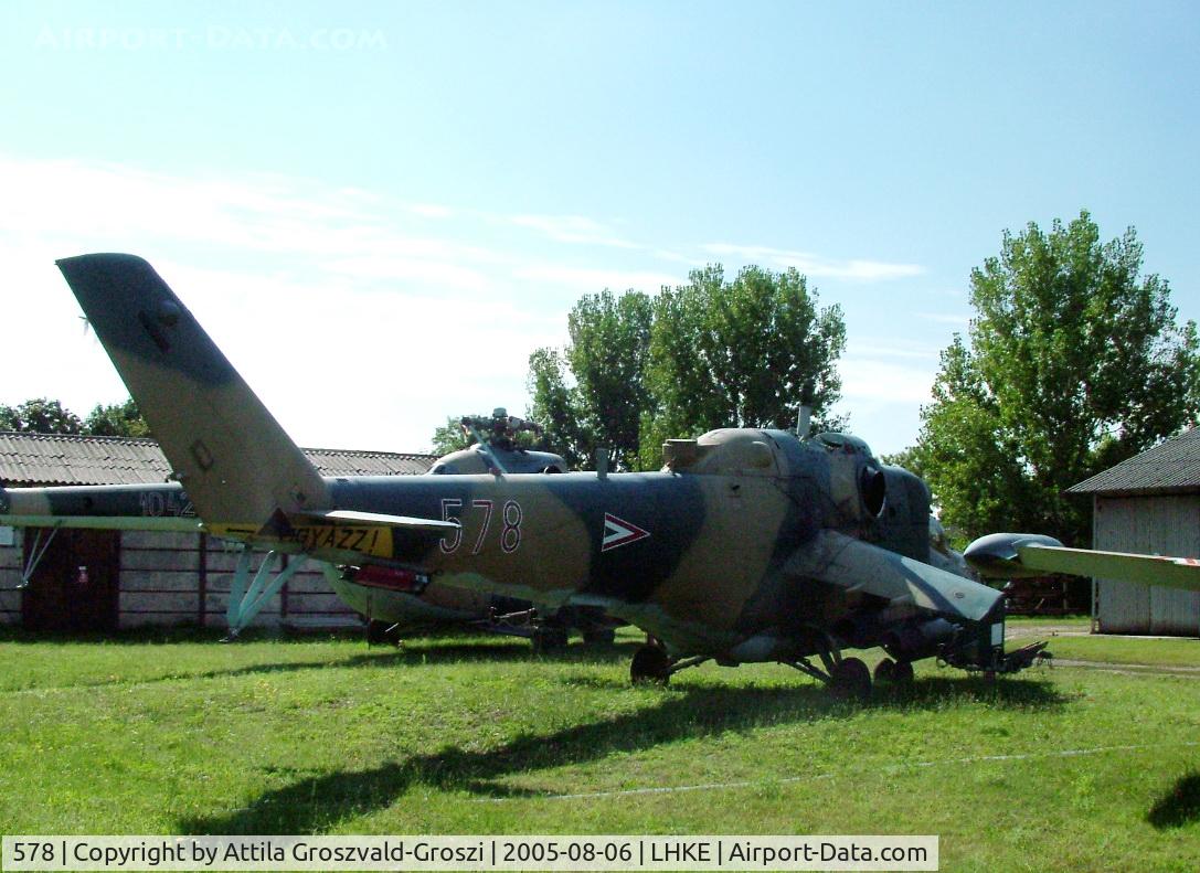 578, 1985 Mil Mi-24D Hind D C/N K220578, Kecskemét, Hungarian Air-Forces Base