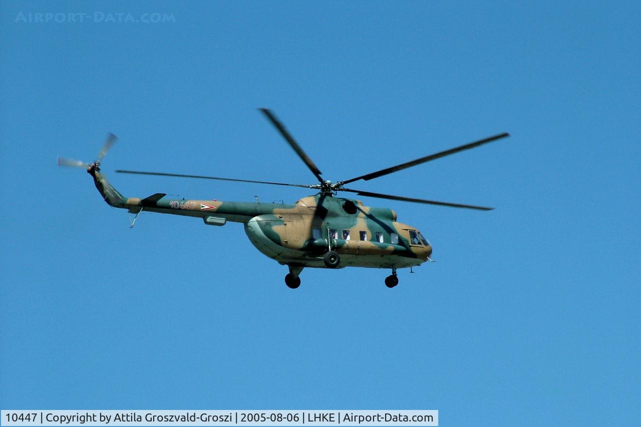 10447, 1982 Mil Mi-8PS-11 Hip-D C/N 10447, Kecskemét, Hungarian Air-Forces Base. VIP transport.