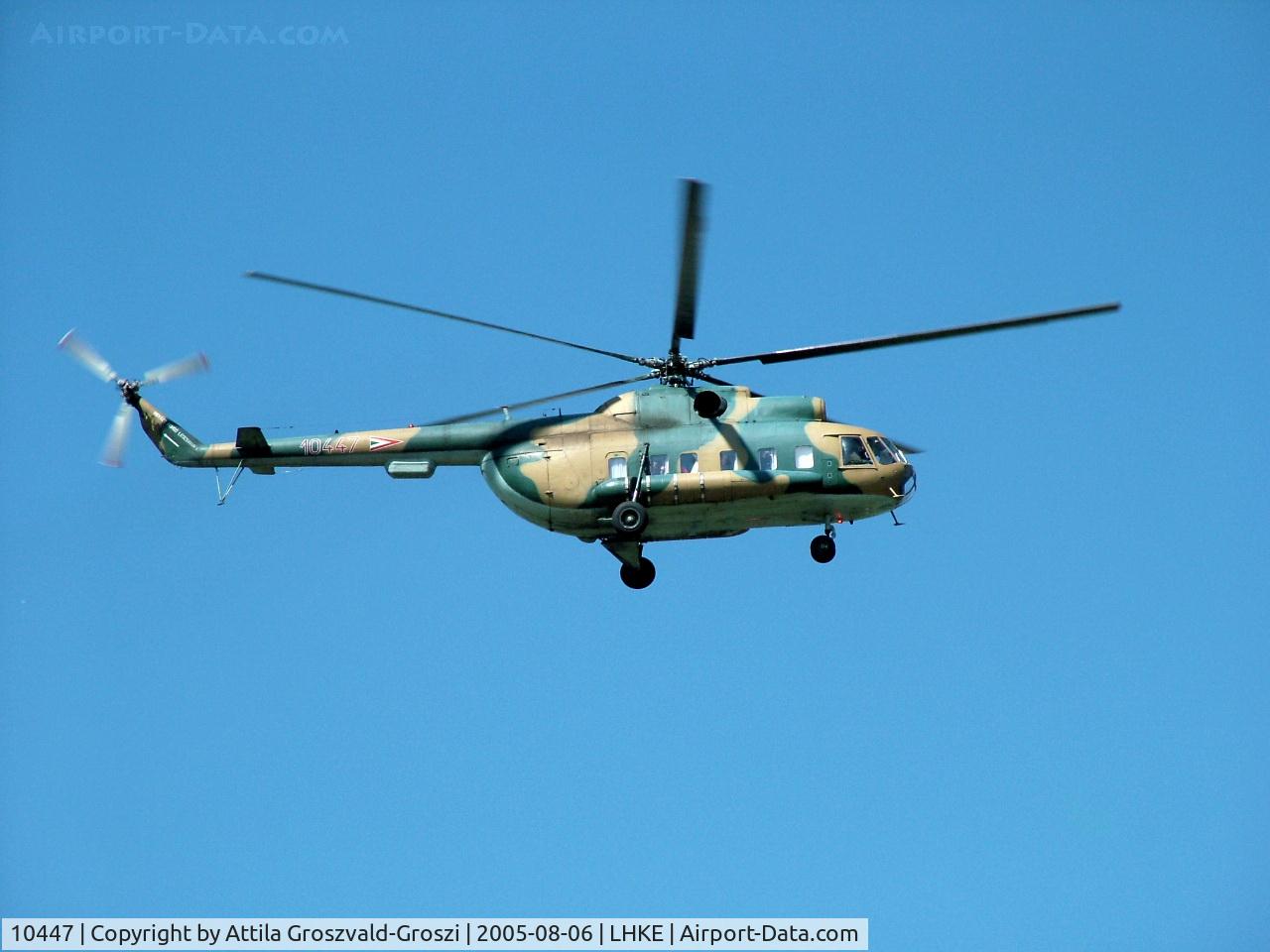 10447, 1982 Mil Mi-8PS-11 Hip-D C/N 10447, Kecskemét, Hungarian Air-Forces Base. VIP transport.