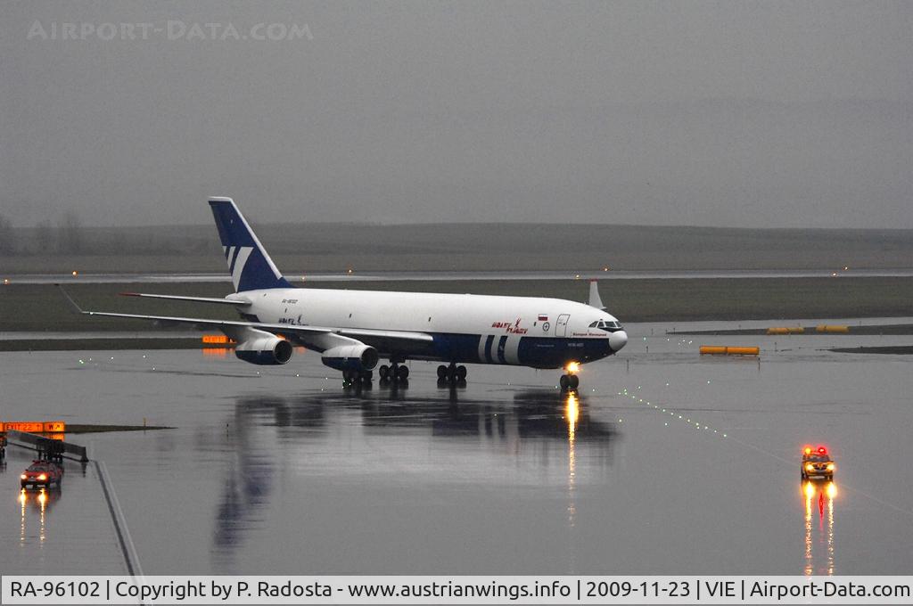 RA-96102, 1997 Ilyushin Il-96-400T C/N 97693201002, First visit at VIE