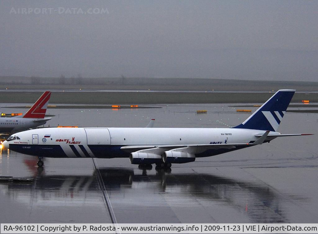 RA-96102, 1997 Ilyushin Il-96-400T C/N 97693201002, First visit at VIE