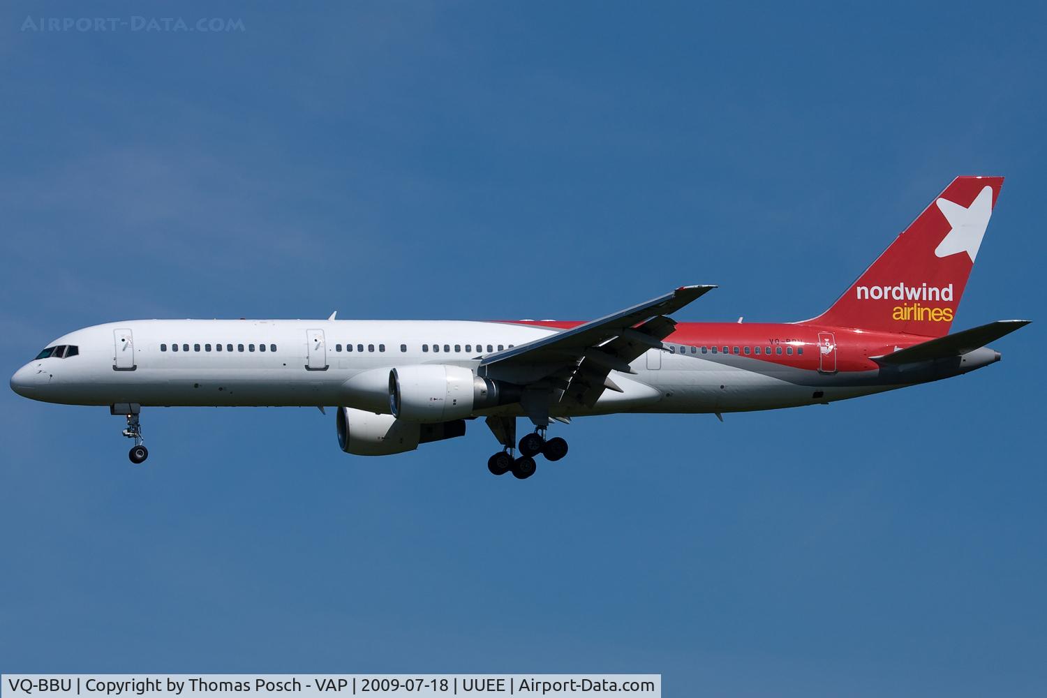 VQ-BBU, 1998 Boeing 757-2Q8 C/N 29442, Nordwind Airlines