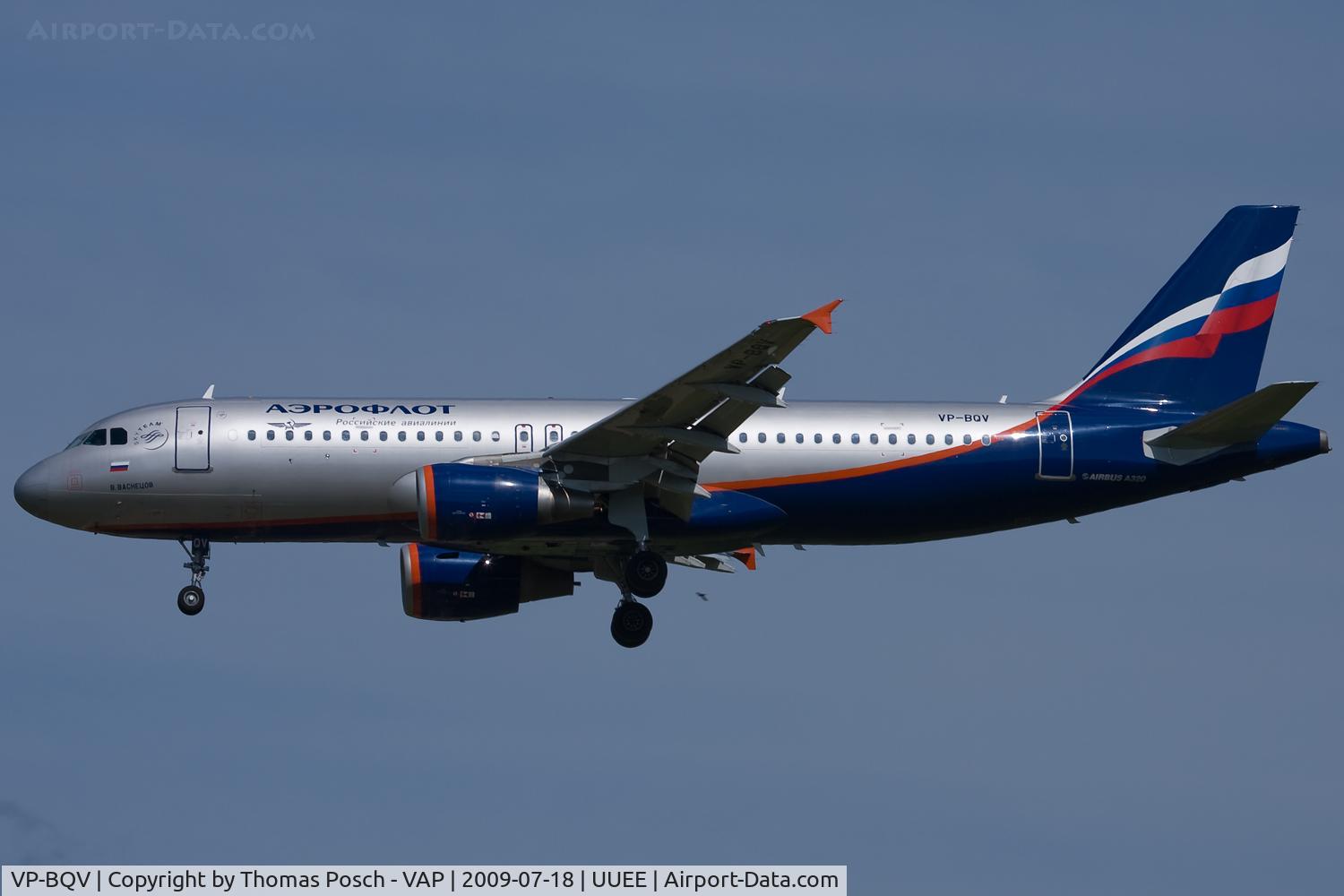 VP-BQV, 2006 Airbus A320-214 C/N 2920, Aeroflot