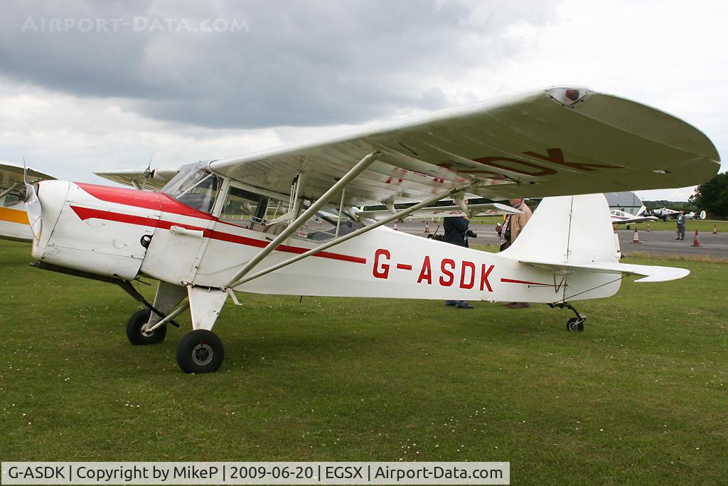 G-ASDK, 1962 Beagle A-61 Terrier 2 C/N B.702, Visitor to the 2009 Air Britain fly-in.
