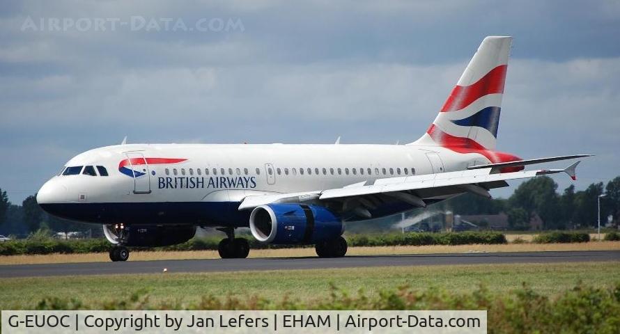G-EUOC, 2001 Airbus A319-131 C/N 1537, British Airways Airbus A319