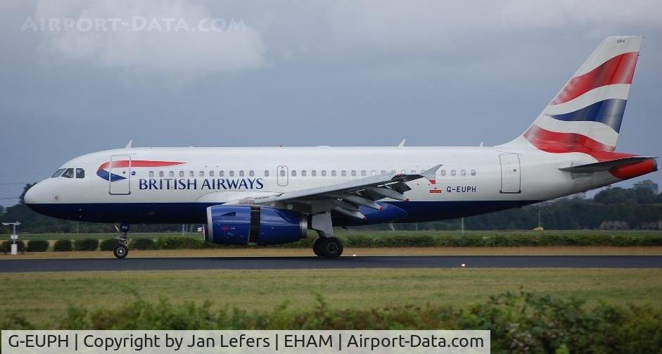 G-EUPH, 2000 Airbus A319-131 C/N 1225, British Airways Airbus A319