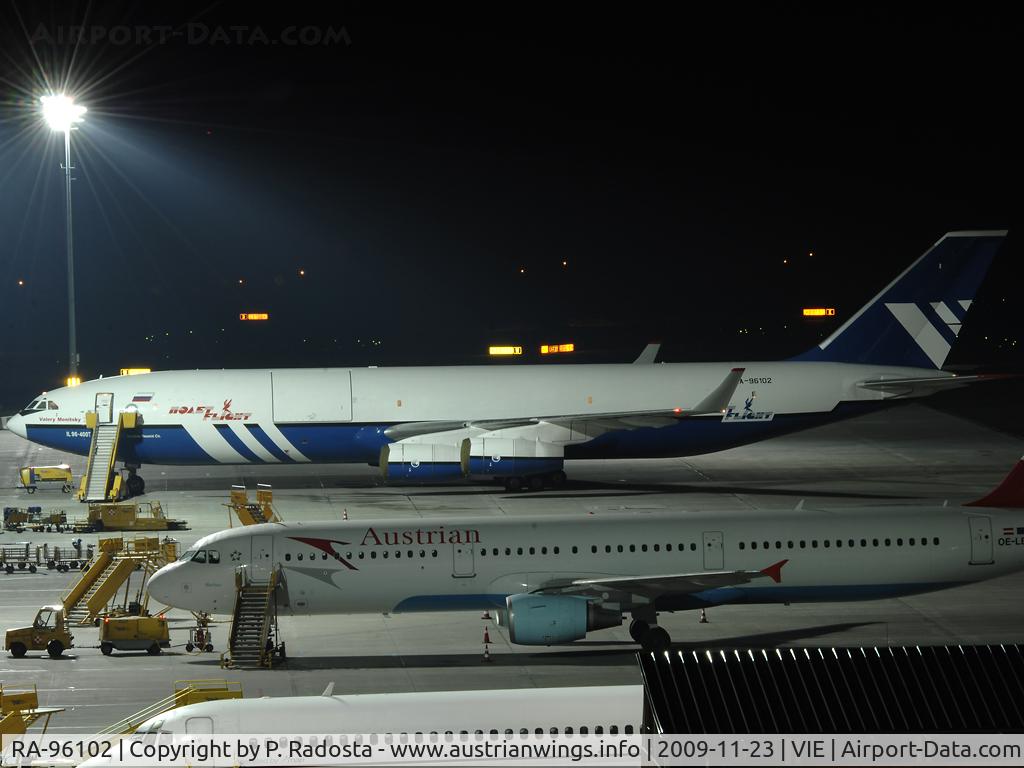 RA-96102, 1997 Ilyushin Il-96-400T C/N 97693201002, First visit at VIE