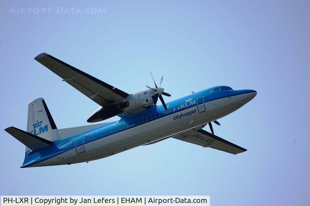 PH-LXR, 1993 Fokker 50 C/N 20277, KLM Fokker F27