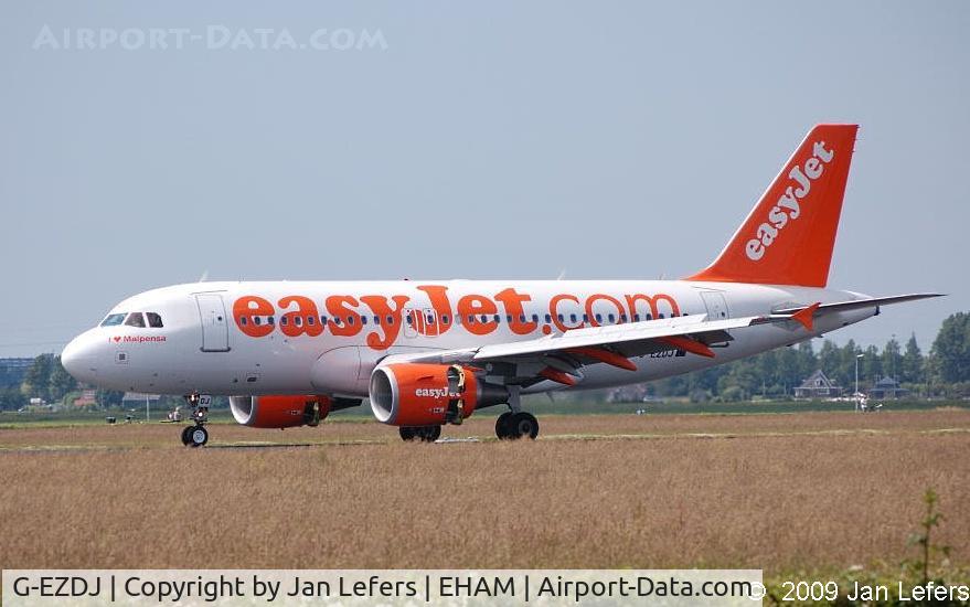 G-EZDJ, 2008 Airbus A319-111 C/N 3544, EasyJet Airbus A319