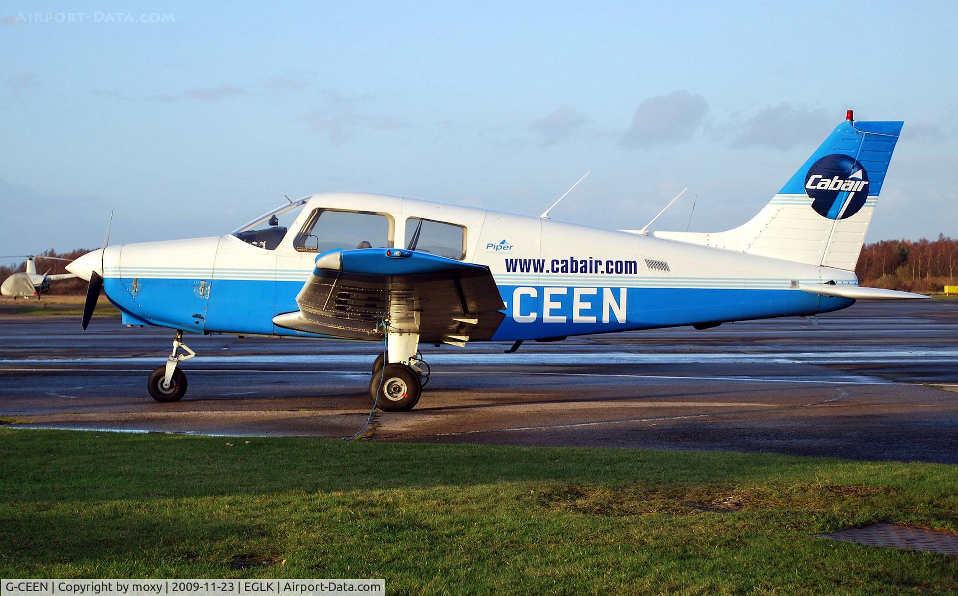 G-CEEN, 1990 Piper PA-28-161 Cadet C/N 2841293, Piper PA-28-161 at Blackbushe
