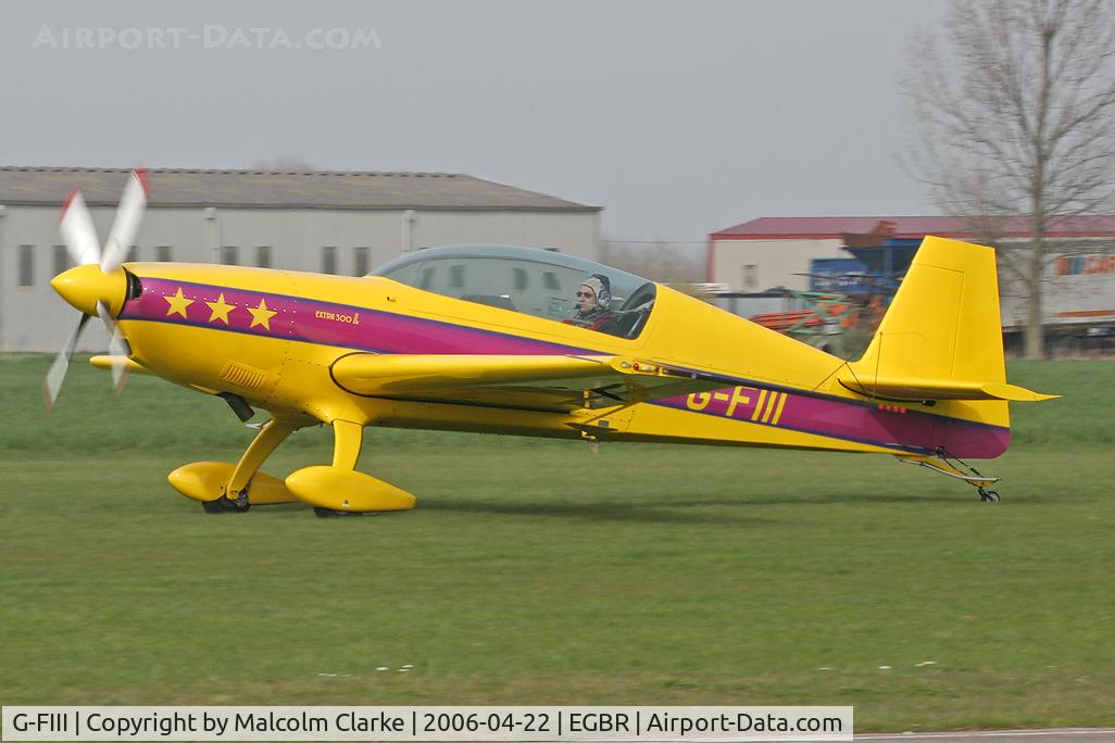 G-FIII, 1997 Extra EA-300L C/N 091, Extra EA-300L at the 2006 John McLean Trophy aerobatics competition, Breighton Airfield.