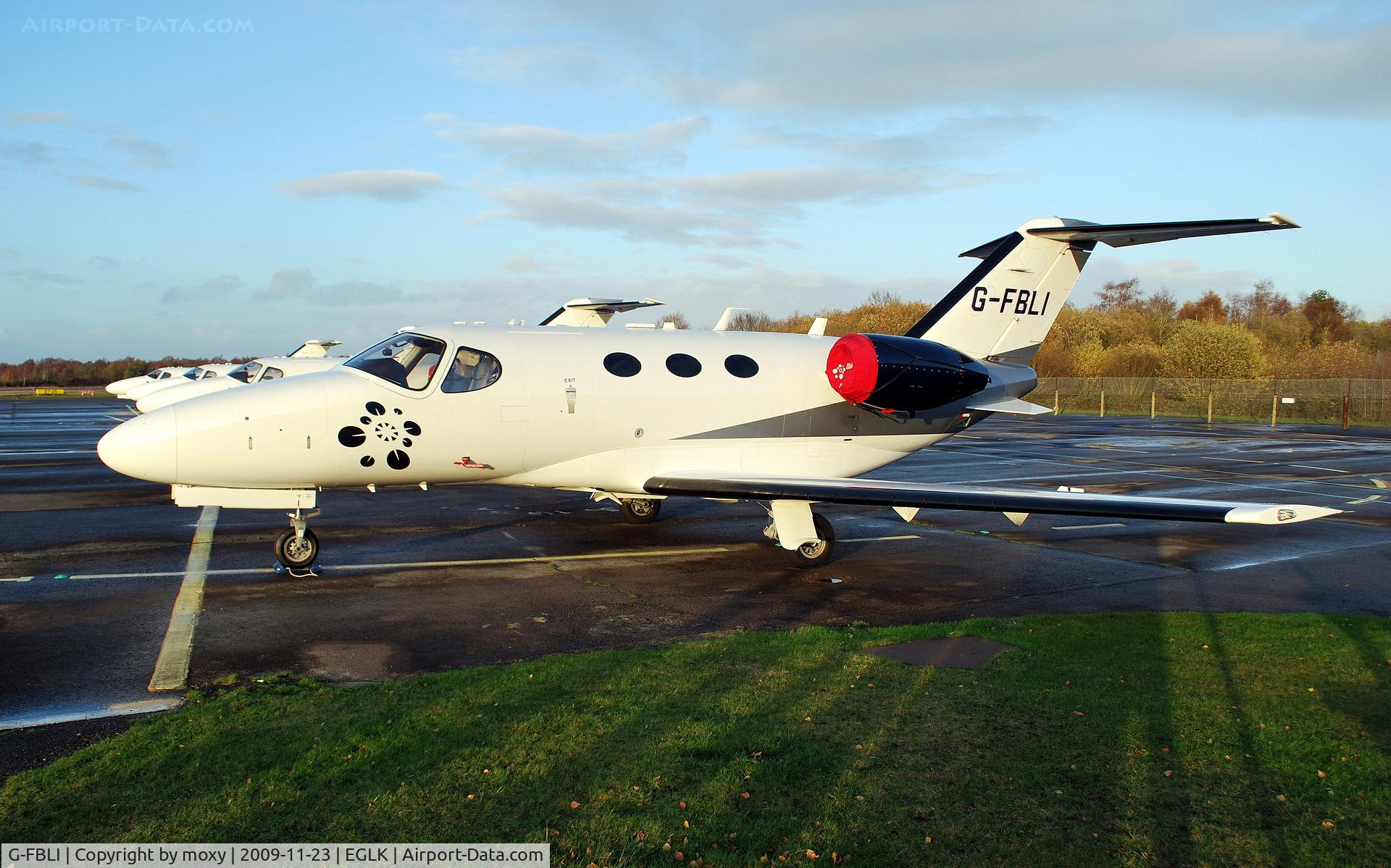 G-FBLI, 2008 Cessna 510 Citation Mustang Citation Mustang C/N 510-0130, Cessna 510 at Blackbushe