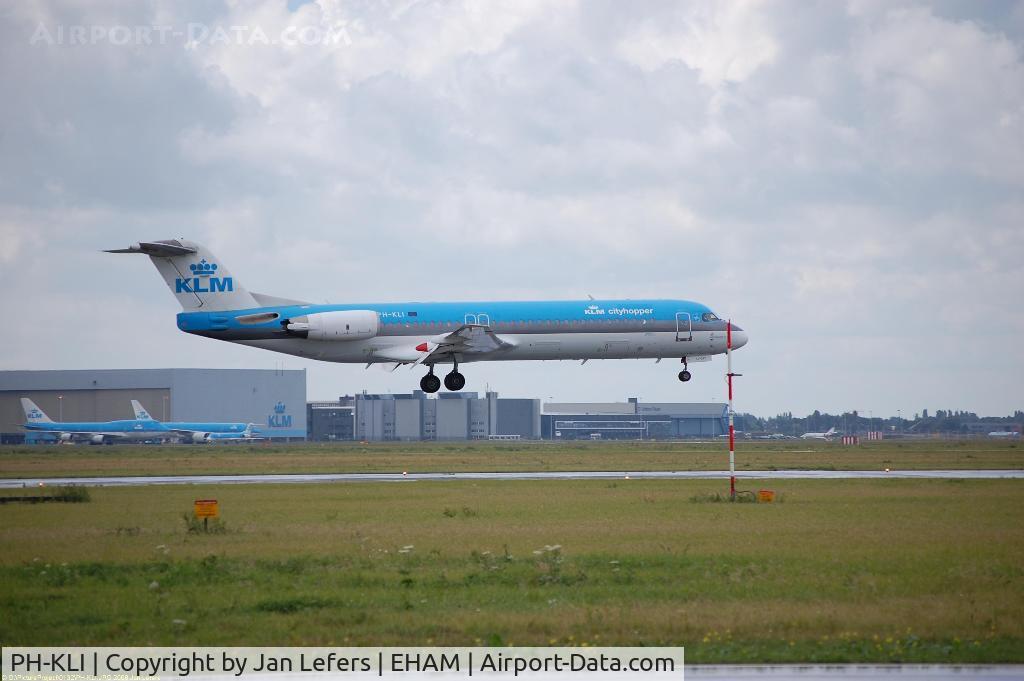 PH-KLI, 1989 Fokker 100 (F-28-0100) C/N 11273, KLM Fokker F28
