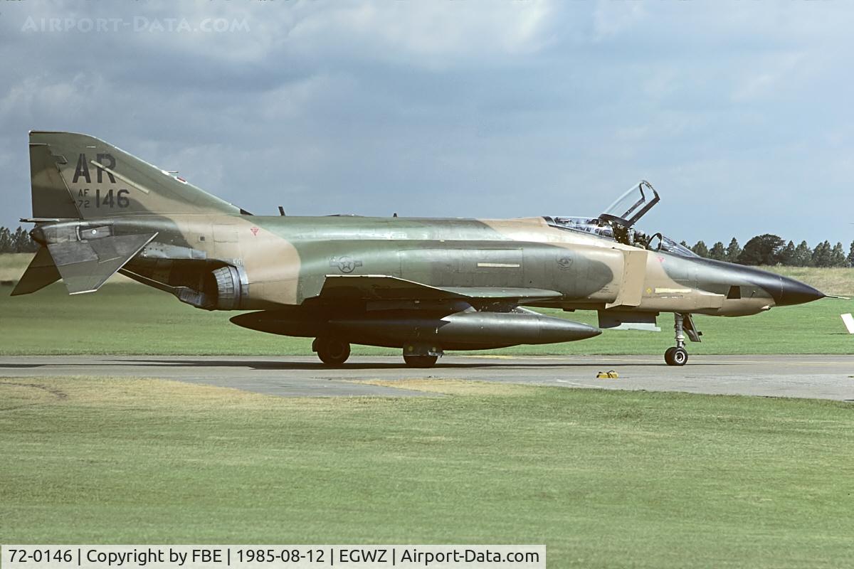 72-0146, 1972 McDonnell Douglas RF-4C Phantom II C/N 4306, 10th TRW RF-4C taxying to the active