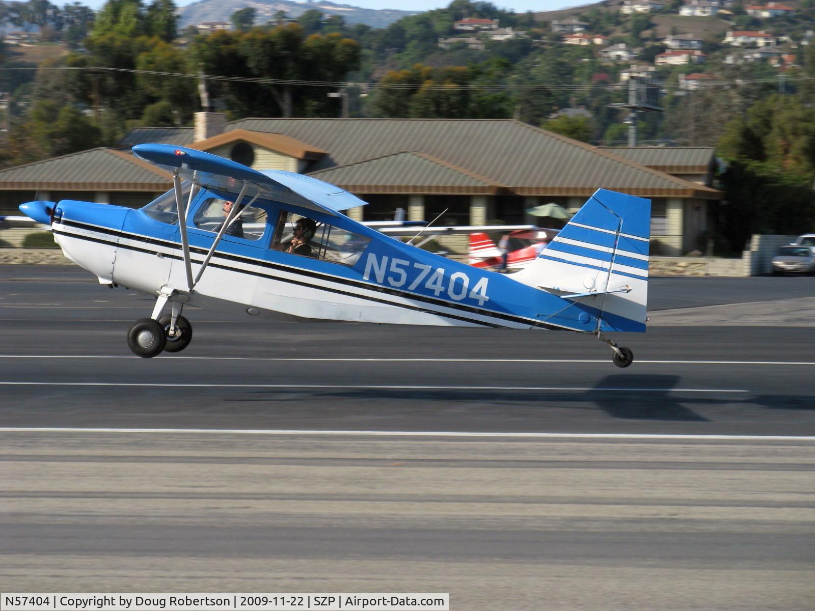 N57404, 1973 Bellanca 7ECA Citabria C/N 940-73, 1973 Bellanca 7ECA CITABRIA, Lycoming O-235 115 Hp, landing Rwy 22