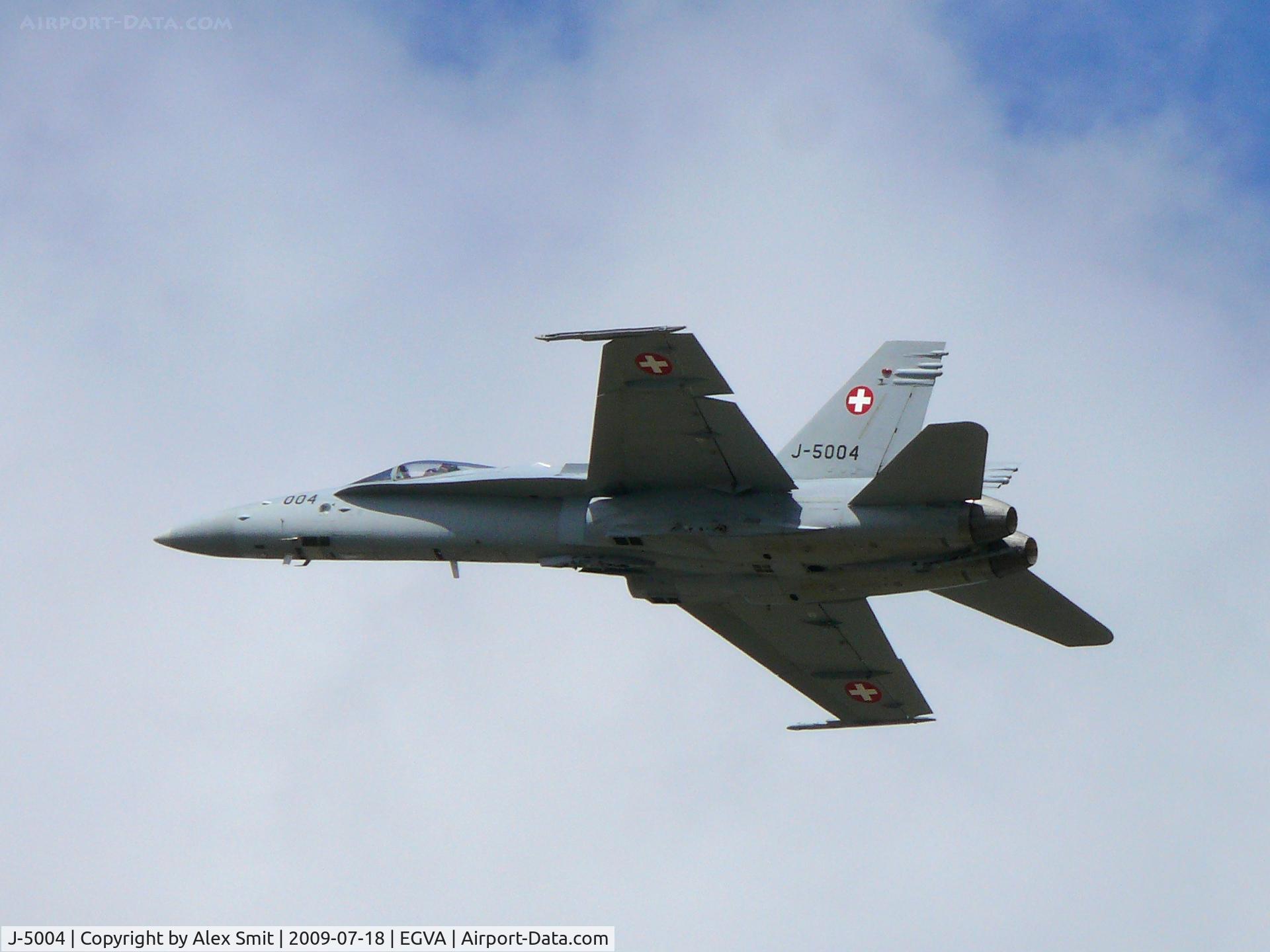 J-5004, 1997 McDonnell Douglas F/A-18C Hornet C/N 1320/SFC004, McDonnell Douglas F-18C Hornet J-5004 Swiss Air Force