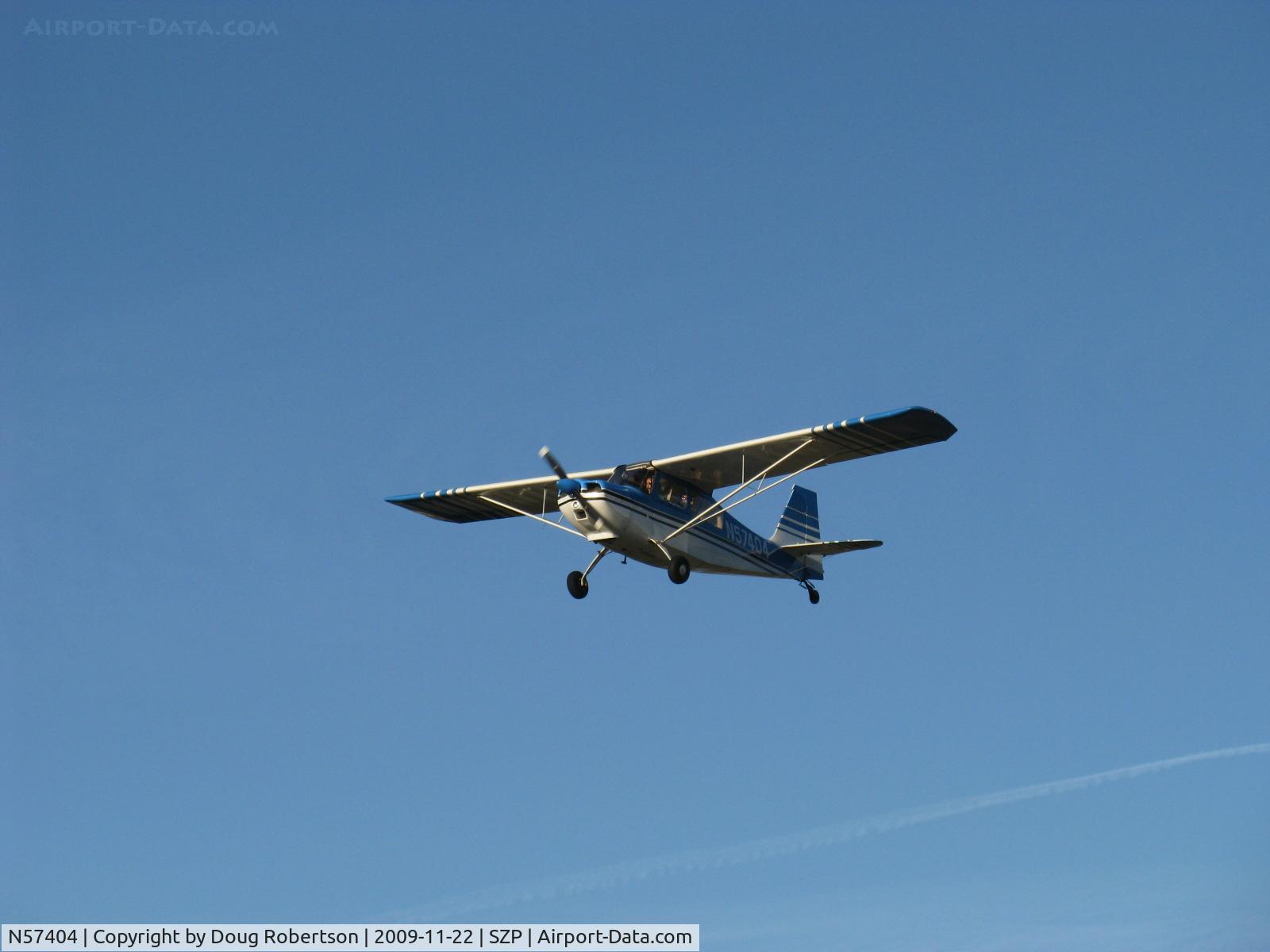 N57404, 1973 Bellanca 7ECA Citabria C/N 940-73, 1973 Bellanca 7ECA CITABRIA, Lycoming O-235 115 Hp, on final Rwy 22