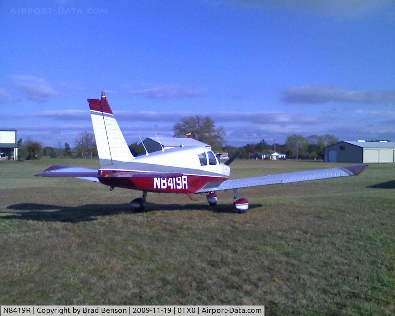 N8419R, 1966 Piper PA-28-140 Cherokee C/N 28-22296, At Nassau Bay Airport, Granbury, TX