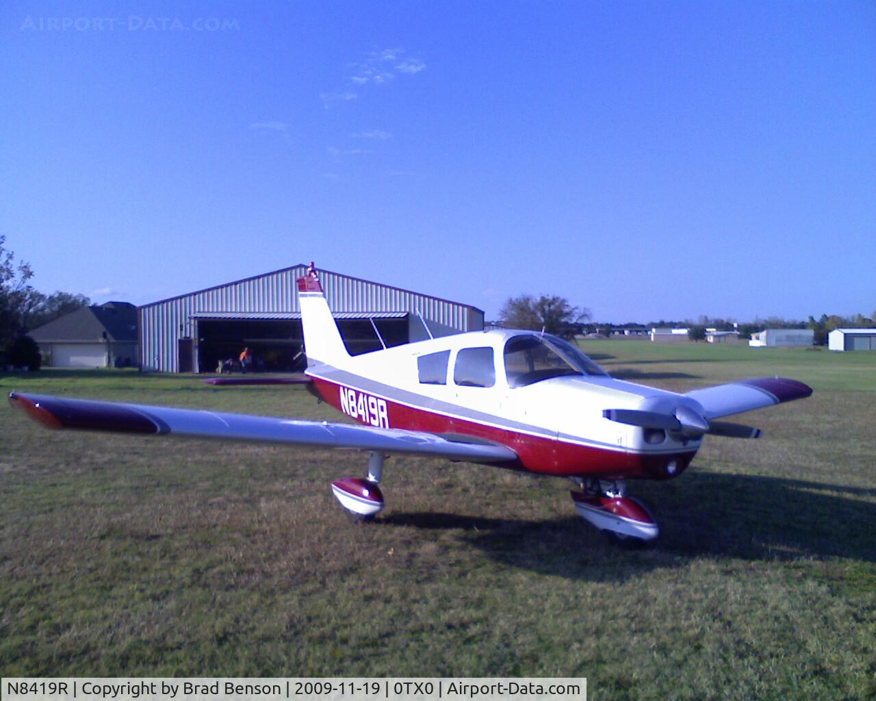 N8419R, 1966 Piper PA-28-140 Cherokee C/N 28-22296, At Nassau Bay Airport, Granbury, TX