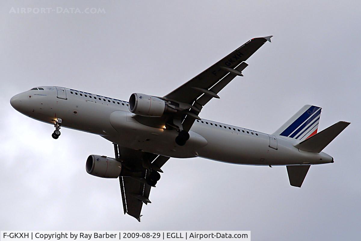 F-GKXH, 2002 Airbus A320-214 C/N 1924, Airbus A320-214 [1924] (Air France) Home~G 29/08/2009. Seen on approach 27R.