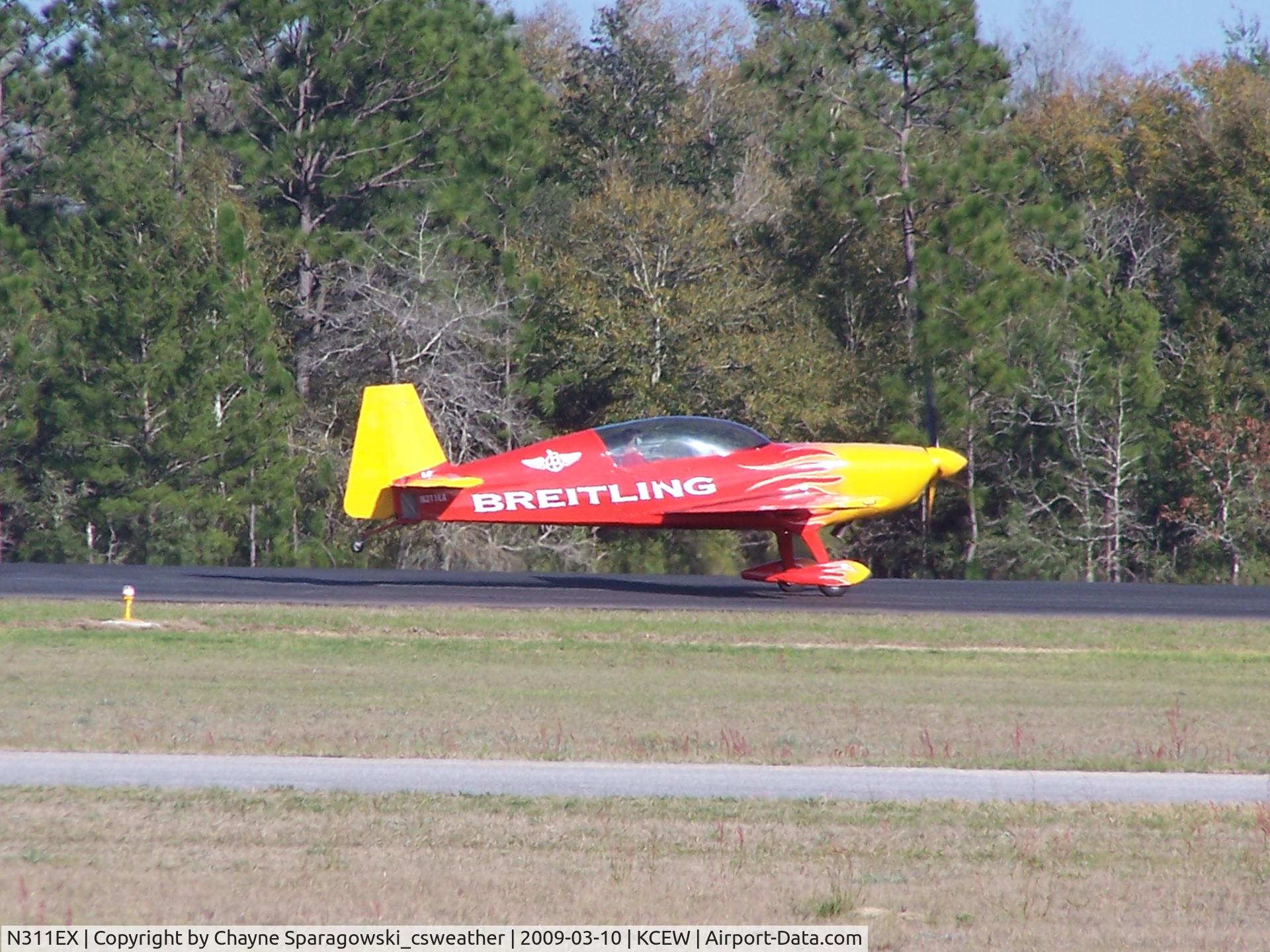 N311EX, 1997 Extra EA-300/L C/N 056, Just before taking off