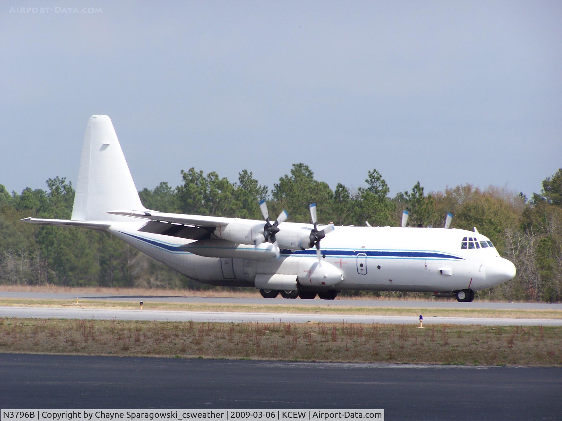 N3796B, 1985 Lockheed L-100-30 Hercules (L-382) C/N 382-5027, Just landed