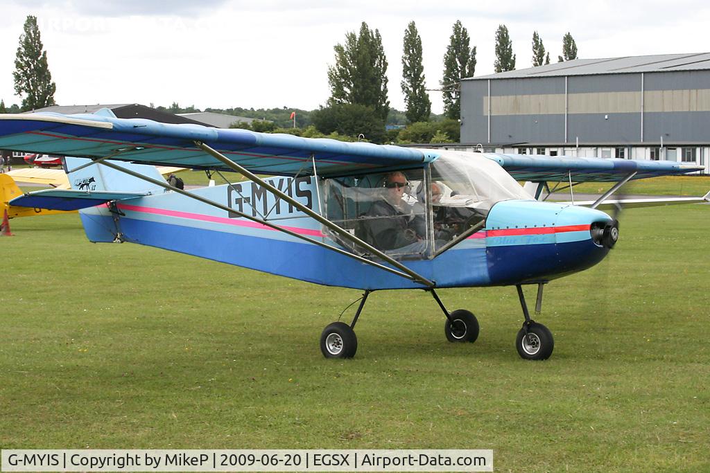 G-MYIS, 1993 Rans S-6ESD Coyote II C/N PFA 204-12382, Visitor to the 2009 Air Britain fly-in.
