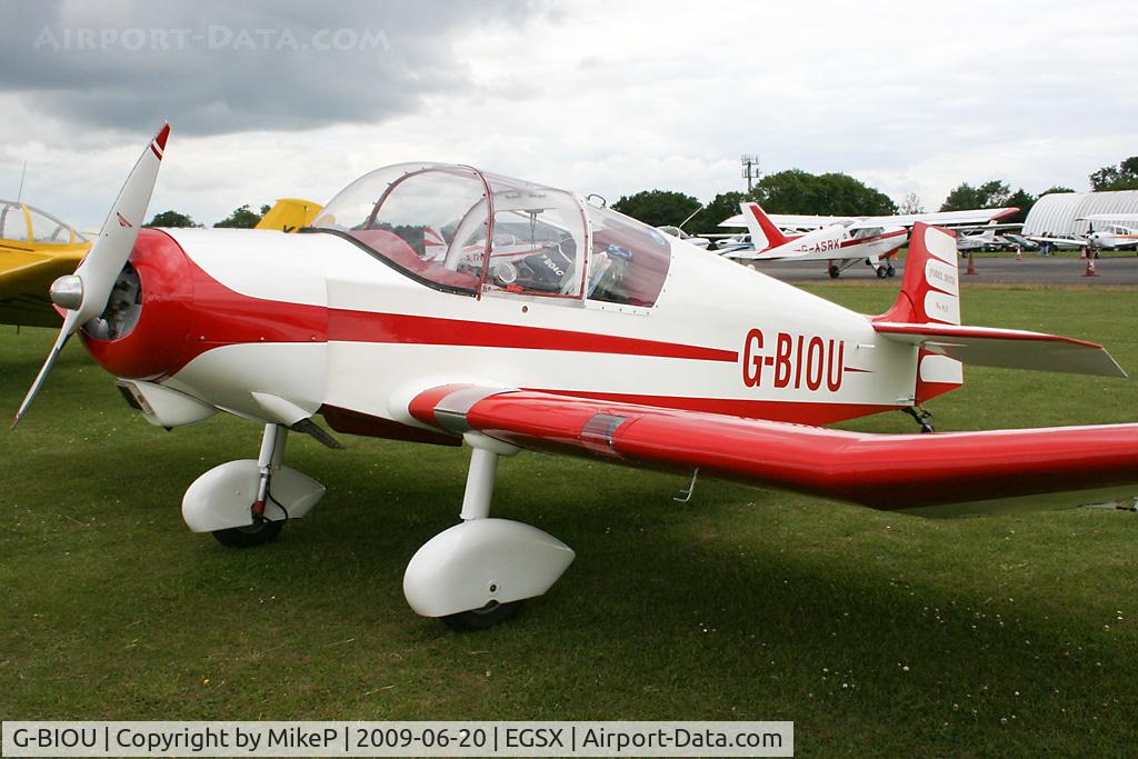 G-BIOU, 1958 Jodel D-117A C/N 813, Visitor to the 2009 Air Britain fly-in.