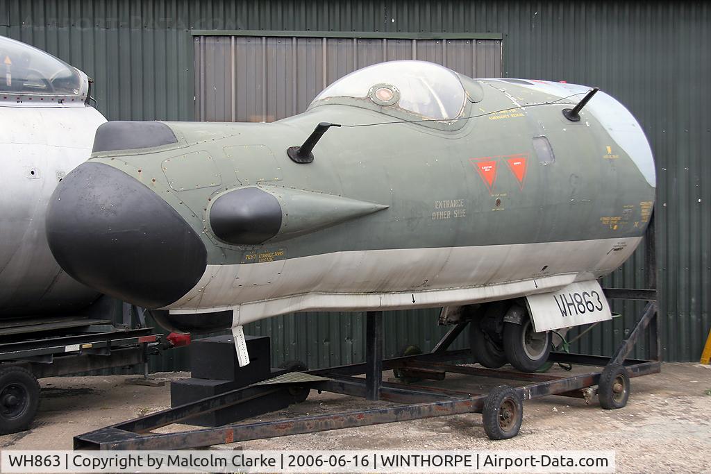 WH863, English Electric Canberra T.17 C/N SH1620, English Electric Canberra T17 at the Newark Air Museum, Winthorpe, UK in 2006.