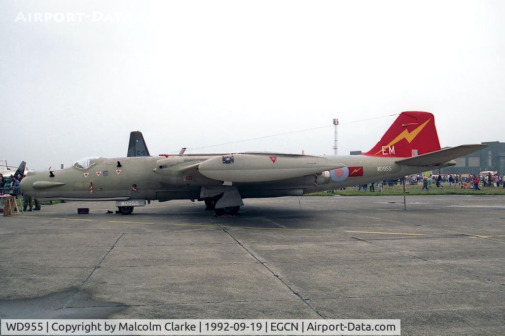 WD955, English Electric Canberra T.17 C/N EEP71037, English Electric Canberra T17 at RAF Finningley's Air Show in 1992.