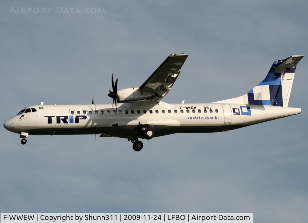 F-WWEW, 2009 ATR 72-212A C/N 891, C/n 891