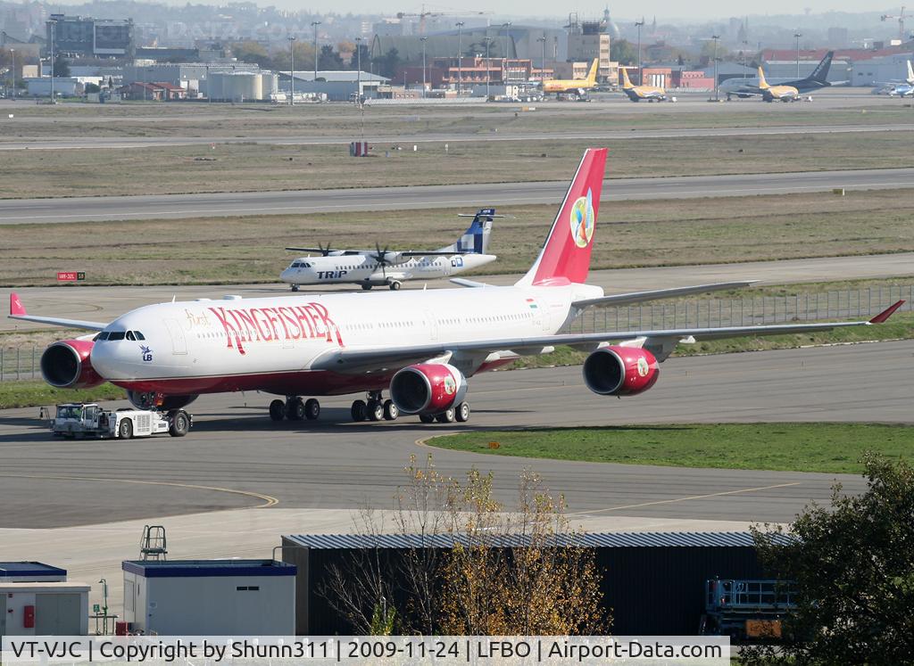 VT-VJC, 2008 Airbus A340-542 C/N 902, Kingfisher A345 un full reg but probably ntu...