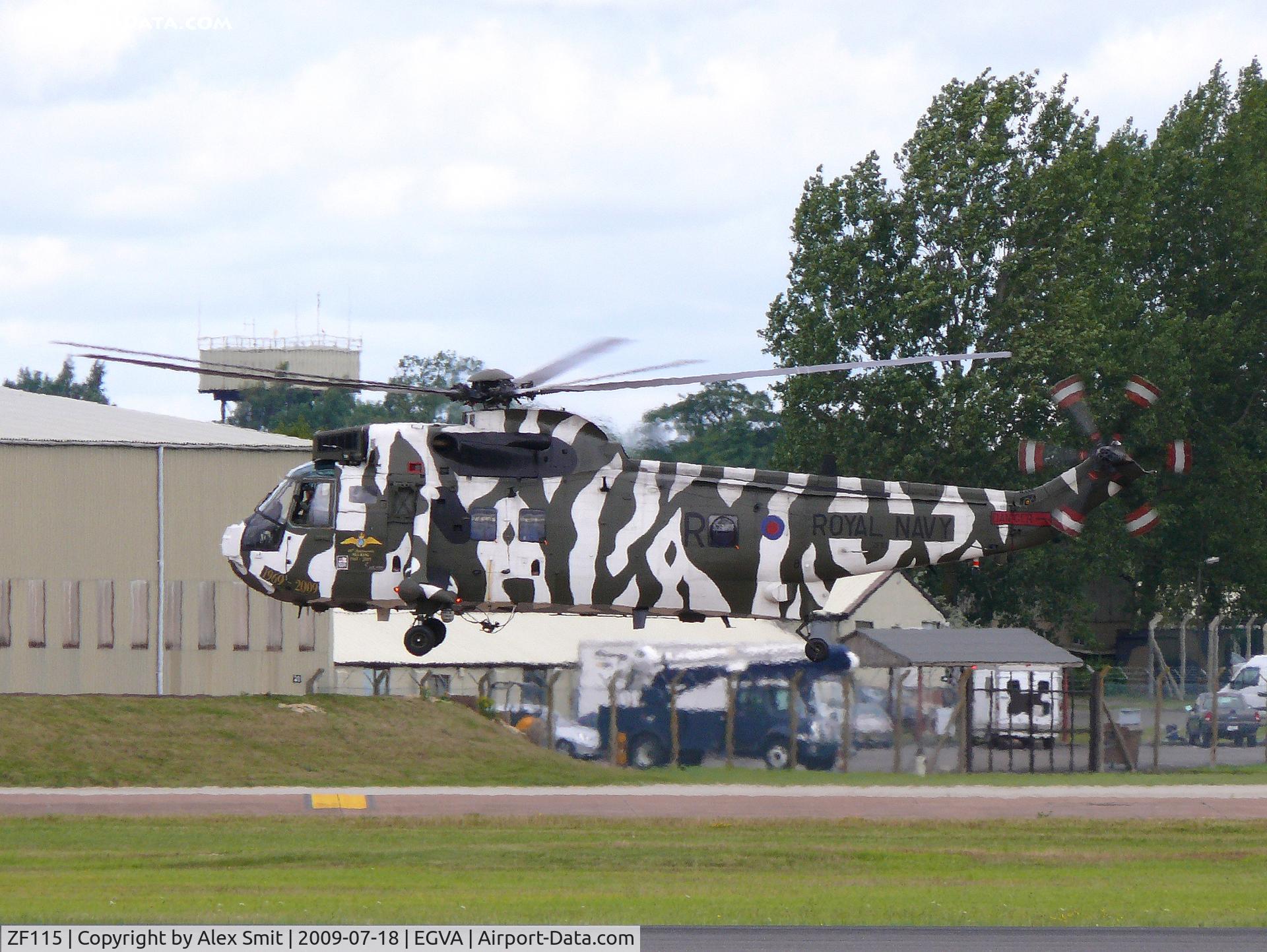 ZF115, 1985 Westland Sea King HC.4 C/N WA960, Westland WS61 Sea King HC4 ZF115/R Royal Navy in a nice arctic camouflagepattern