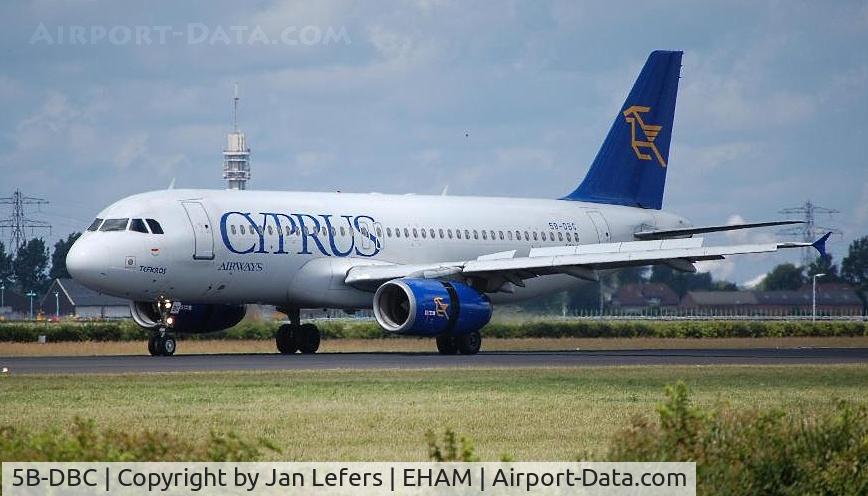 5B-DBC, 1992 Airbus A320-231 C/N 295, Cyprus Airways Airbus A320