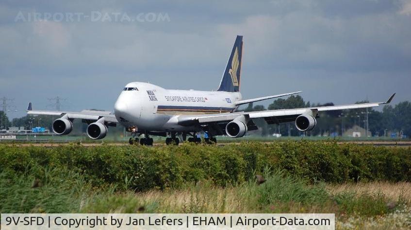 9V-SFD, 1995 Boeing 747-412F/SCD C/N 26553, Singapore Airlines Cargo B747