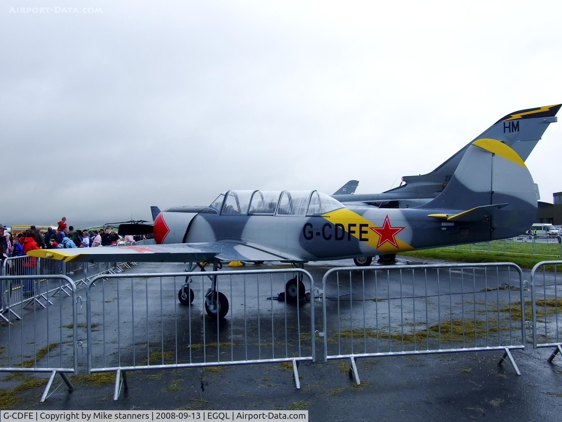 G-CDFE, 1985 Bacau Yak-52 C/N 855712, YAK-52 In the static park at Leuchars airshow 2008