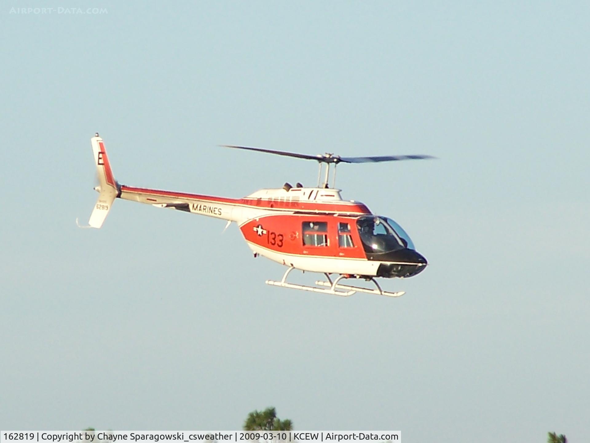 162819, Bell TH-57C Sea Ranger C/N 3844, 162819 Marines 133. Bell TH-57C aircraft from Whiting Field