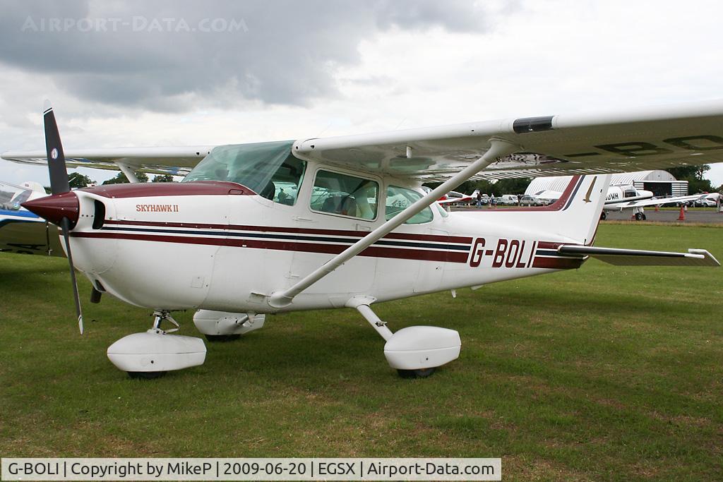 G-BOLI, 1981 Cessna 172P C/N 172-75484, Visitor to the 2009 Air Britain fly-in.