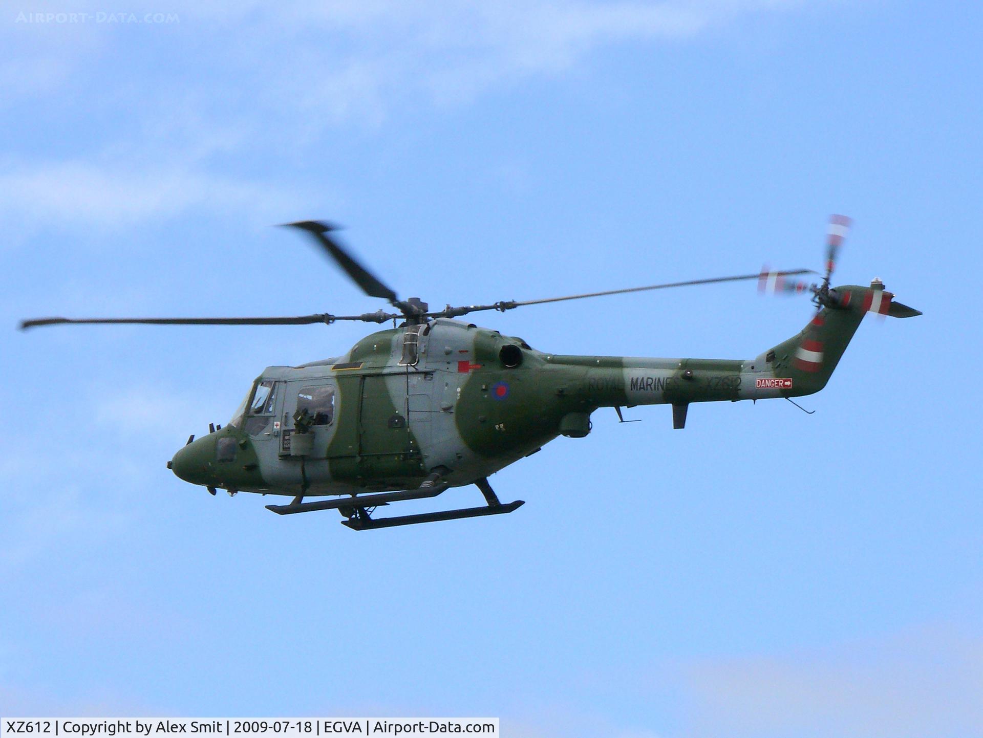 XZ612, 1980 Westland Lynx AH.7 C/N 159, Westland Lynx AH7 XZ612 Royal Marines