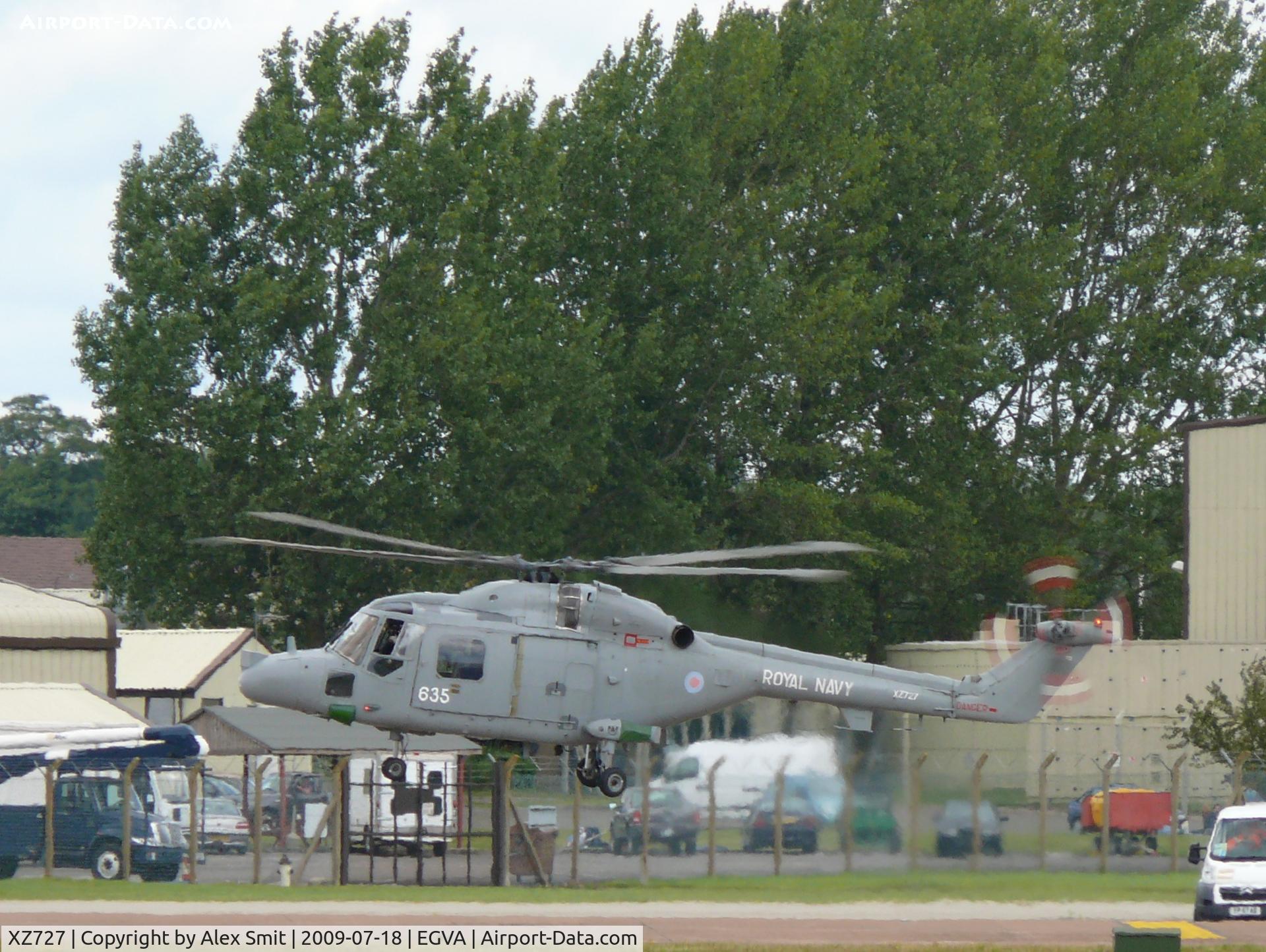 XZ727, Westland Lynx HAS.3S C/N 199, Westland Lynx HAS3 XZ727/635 Royal Navy