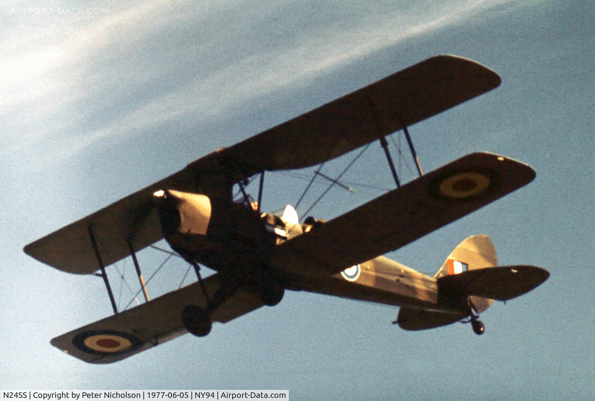 N24SS, 1942 De Havilland Canada DH-82C Tiger Moth C/N DHC1600, This Tiger Moth was flown at Cole Palen's 1977 Rhinebeck Airshow.
