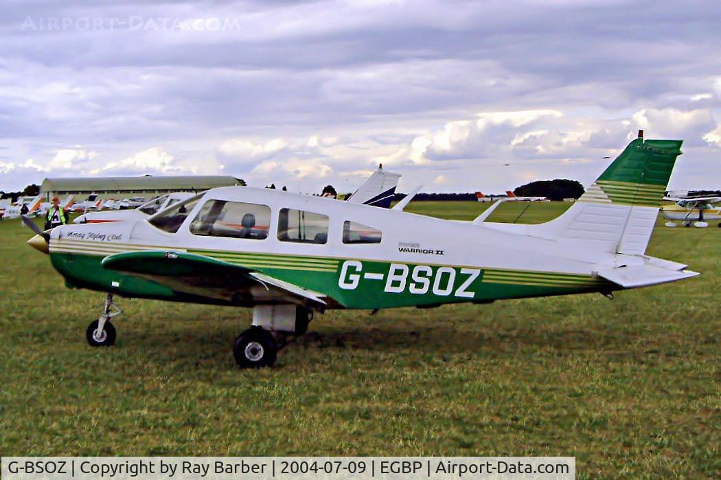 G-BSOZ, 1979 Piper PA-28-161 Cherokee Warrior II C/N 28-7916080, Seen at the PFA Fly in 2004 Kemble UK.