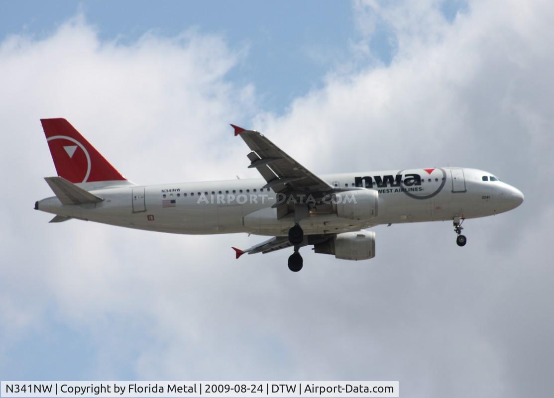 N341NW, 1992 Airbus A320-212 C/N 380, Northwest A320