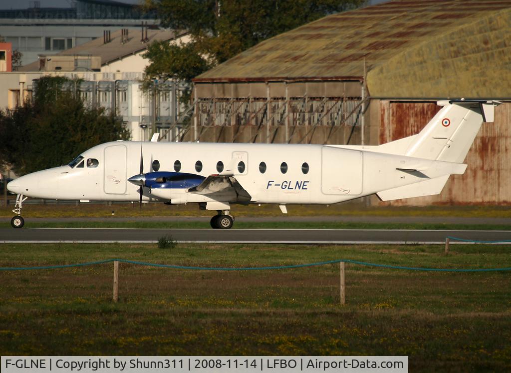 F-GLNE, 1996 Beech 1900D C/N UE-197, Ready for take off rwy 32R... Used by French Government / Ministry of the Interior