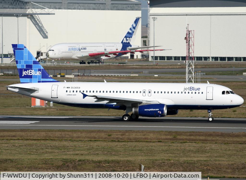 F-WWDU, 2008 Airbus A320-232 C/N 3659, C/n 3659 - To be N760JB